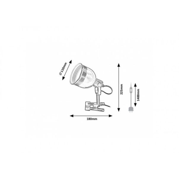 Rabalux Stona lampa Flint E14 1x MAX 25W bež (3093) - 3093-1
