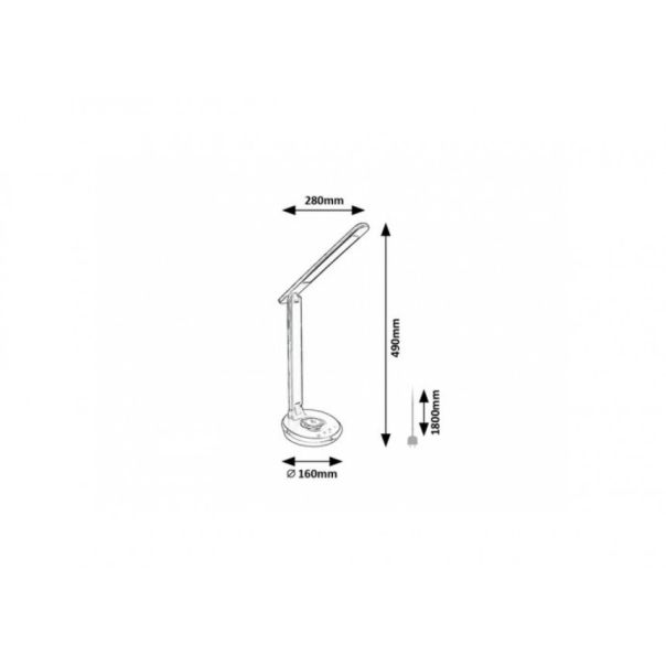 Rabalux Stona lampa Jacey LED 6W crna (74226) - RAS002798A00000