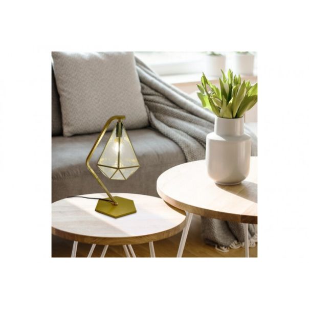 Rabalux Stona lampa Norah E14 1x MAX 40W zlatna (74201) - RAS002601A00000