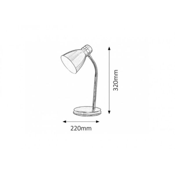 Rabalux Stona lampa Patric E14 1x MAX 40W plava (4207) - 4207