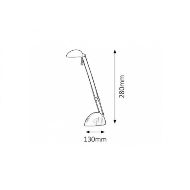 Rabalux Stona lampa Ronald LED 5W crna (4334) - 4334