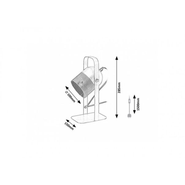Rabalux Stona lampa Ronnie E14 1x MAX 25W bež (5255) - 5255