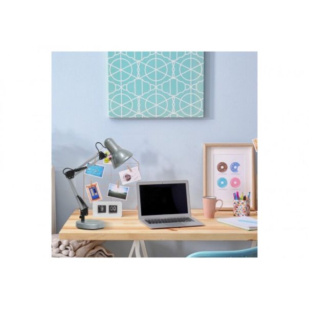 Rabalux Stona lampa Samson E27 1x MAX 60W srebrna (4213) - 4213