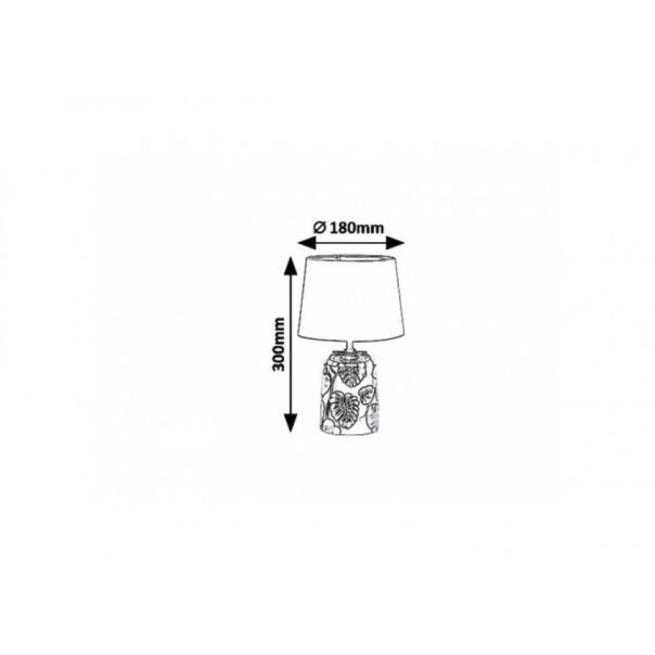 Rabalux Stona lampa Sonal E14 1x MAX 40W crna (4549) - 4549