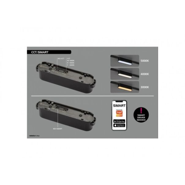 Rabalux Svetiljke na šinama LiTrack Line18V LED 13W crna (70129) - RAS003005A00000