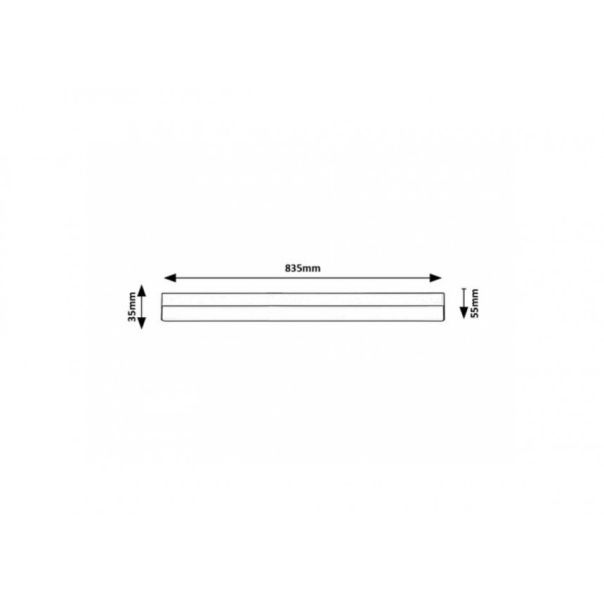 Rabalux T5&T8 svetiljke -strele Band2 LED 20W crna (78049) - RAS002499A00000