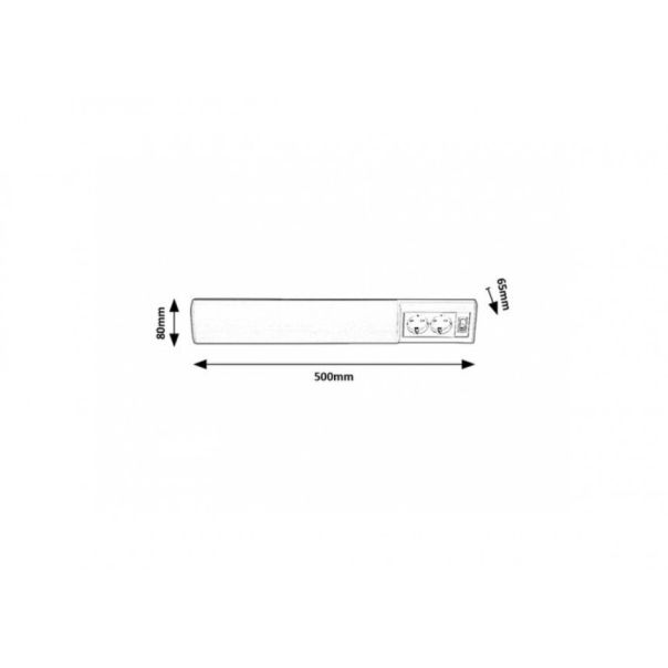 Rabalux T5&T8 svetiljke -strele Bath2 LED 10W bela (78064) - RAS002511A00000