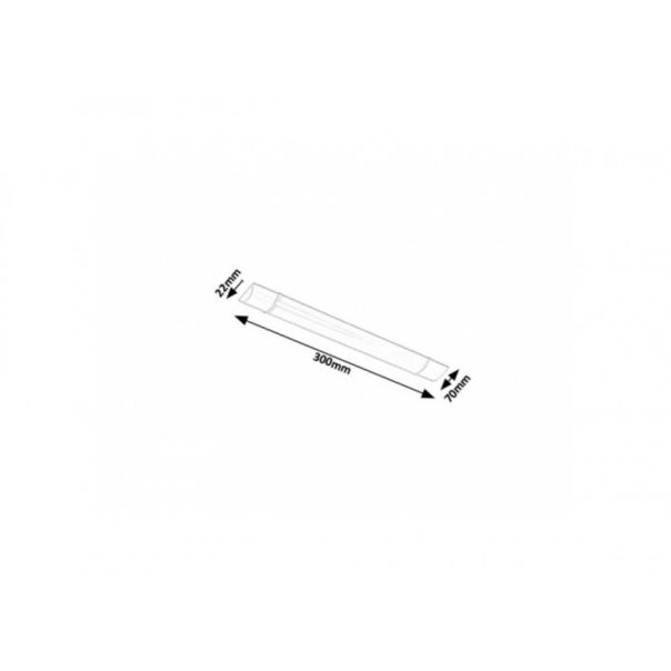 Rabalux T5&T8 svetiljke -strele Batten Light LED 10W bela (1450) - 1450-1-1