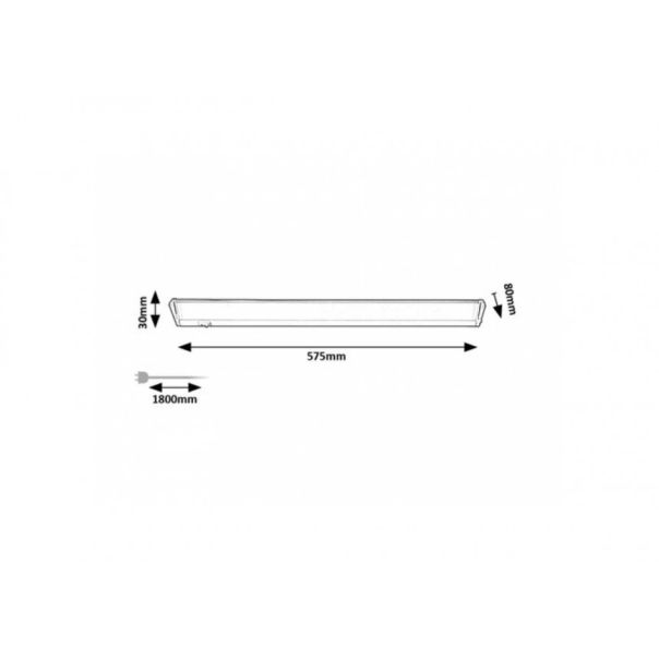 Rabalux T5&T8 svetiljke -strele Easylight2 LED 10W bela (78059) - RAS002697A00000