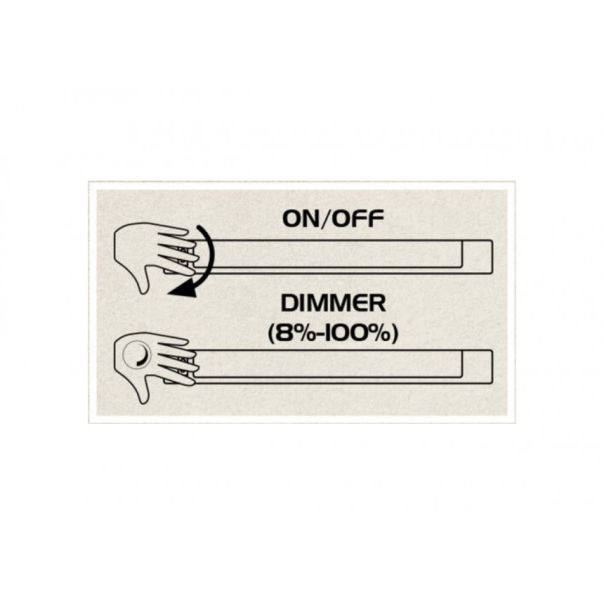 Rabalux T5&T8 svetiljke -strele Hanson LED 8W bela (5674) - 5674