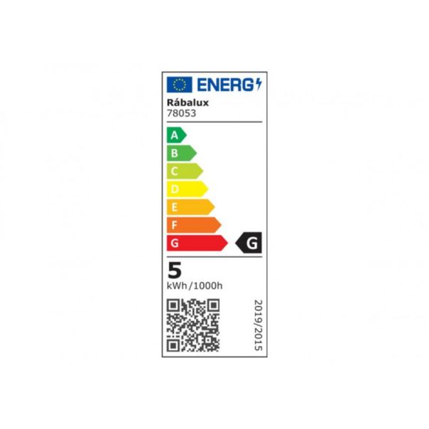 Rabalux T5&T8 svetiljke -strele Soft2 LED 5W srebrna (78053) - RAS002502A00000