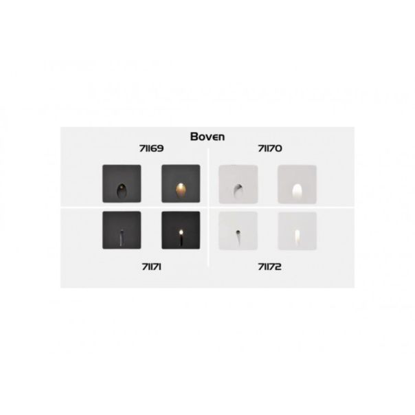 Rabalux Ugradna i nadgradna rasveta Boven LED 3W bela (71170) - RAS002667A00000