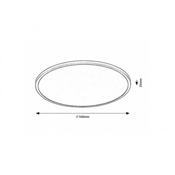 Rabalux Ugradna i nadgradna rasveta Ezio LED 36W mat crno (71158) - RAS002892A00000