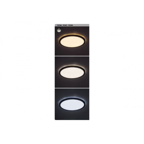 Rabalux Ugradna i nadgradna rasveta Gonzalo LED 24W crna (71096) - RAS002509A00000