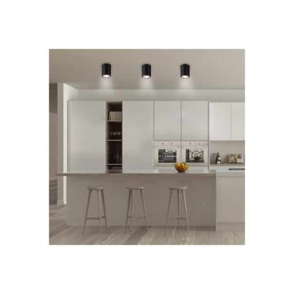 Rabalux Ugradna i nadgradna rasveta Kobald E27 1x MAX 25W mat crno (2055) - 2055-1