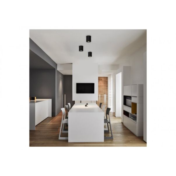 Rabalux Ugradna i nadgradna rasveta Kobald GU10 1x MAX 42W mat crno (2047) - 2047-1-1