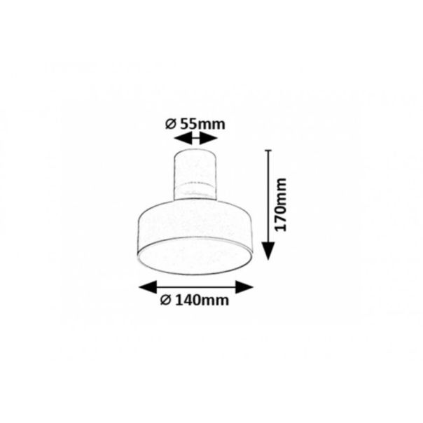 Rabalux Ugradna i nadgradna rasveta Ovidia LED 16W bela (71327) - RAS003126A00000