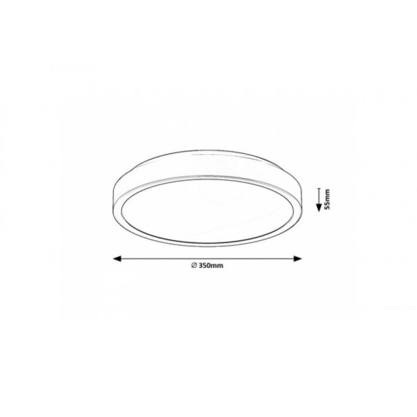 Rabalux Ugradna i nadgradna rasveta Samira LED 36W bela (71258) - RAS002517A00000