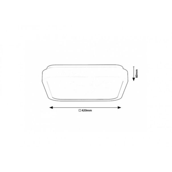 Rabalux Ugradna i nadgradna rasveta Samira LED 48W crna (71256) - RAS002537A00000