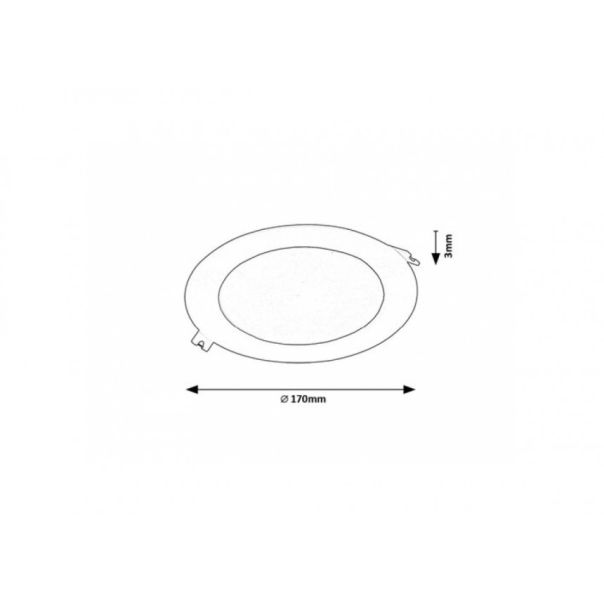 Rabalux Ugradna i nadgradna rasveta Shaun2 LED 12W crna (71226) - RAS002704A00000