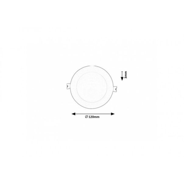 Rabalux Ugradna i nadgradna rasveta Shaun2 LED 6W bela (71217) - RAS002468A00000