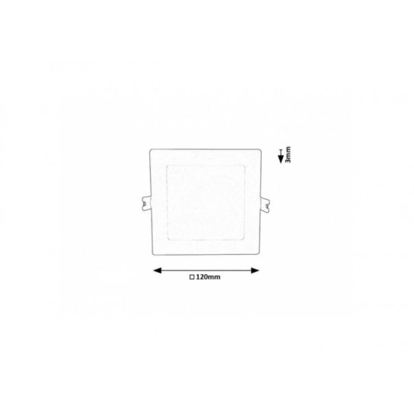 Rabalux Ugradna i nadgradna rasveta Shaun2 LED 6W bela (71237) - RAS002695A00000