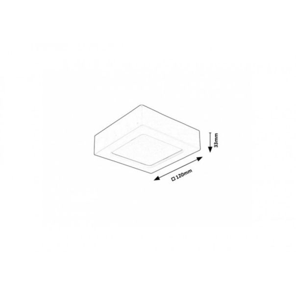 Rabalux Ugradna i nadgradna rasveta Shaun2 LED 7W bela (71195) - RAS002547A00000