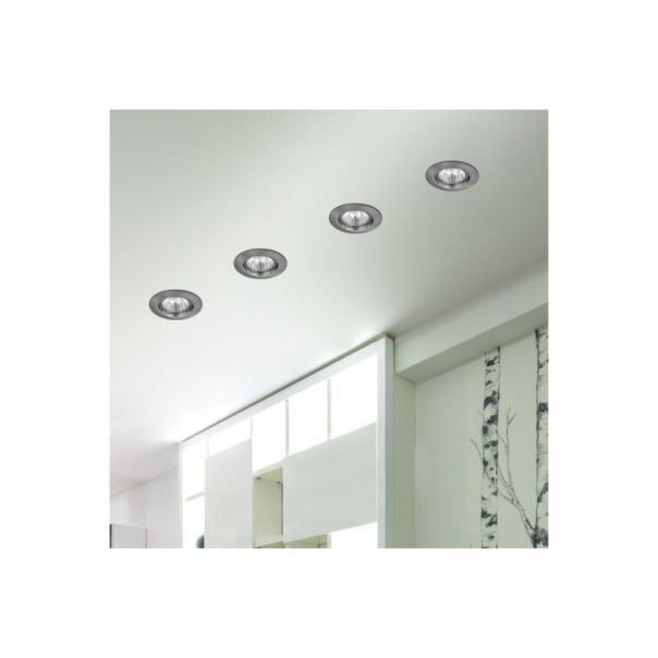 Rabalux Ugradna i nadgradna rasveta Spot relight GU53 12V 1x MAX 50W brušeni hrom (1089) - 1089-1-1