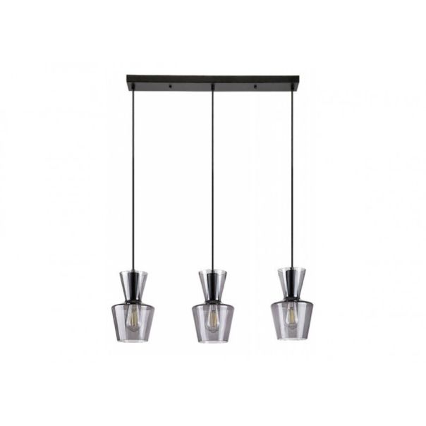 Rabalux Visilica Abra E27 3x MAX 60W mat crno (72163) - RAS002864A00000
