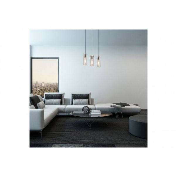 Rabalux Visilica Acantha E27 3x MAX 40W crna (5259) - 5259-1