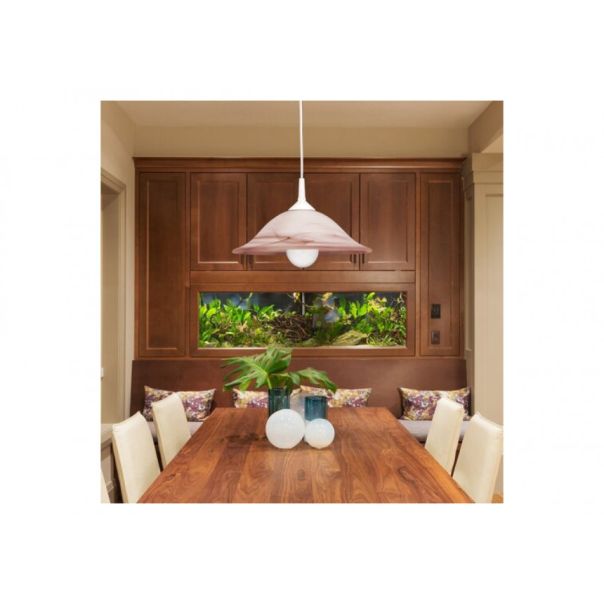 Rabalux Visilica Alabastro E27 1x MAX 60W alabaster - duvan braon (3955) - 3955