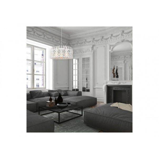 Rabalux Visilica Alessandra E27 3x MAX 60W mat belo (2163) - 2163