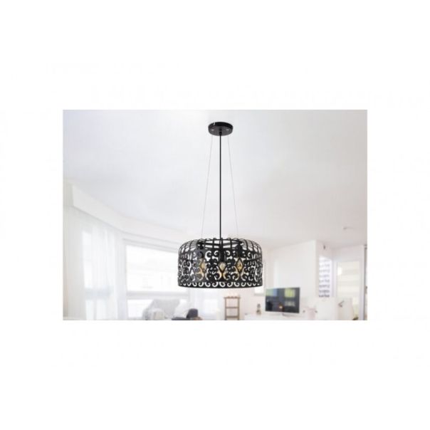 Rabalux Visilica Alessandra E27 3x MAX 60W mat crno (2158) - 2158