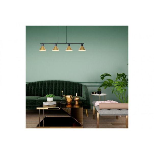 Rabalux Visilica Alvaro E27 4x MAX 40W mat crno (3160) - 3160