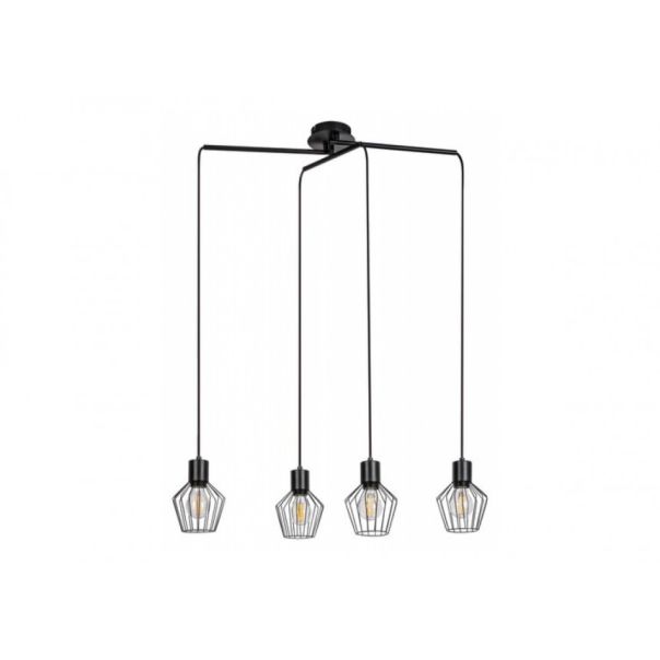 Rabalux Visilica Belano E27 4x MAX 40W crna (3540) - 3540