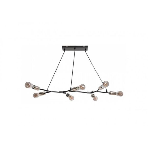 Rabalux Visilica Branwen E27 7x MAX 25W mat crno (72027) - 72027