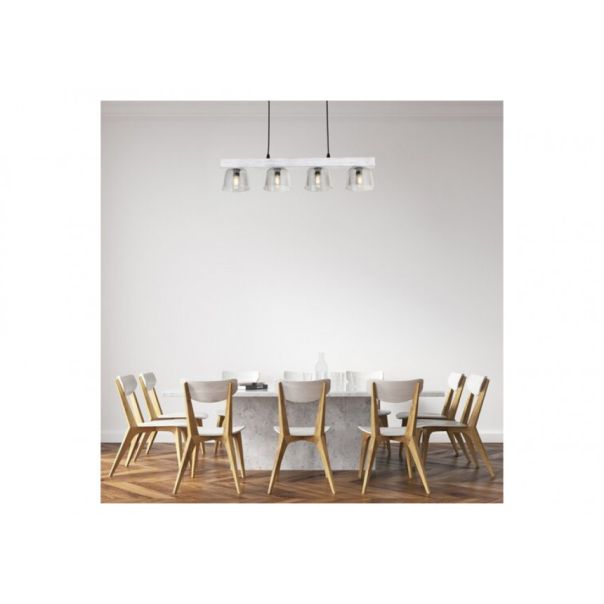 Rabalux Visilica Cardamom E14 4x MAX 40W srebreni hrast (3120) - 3120