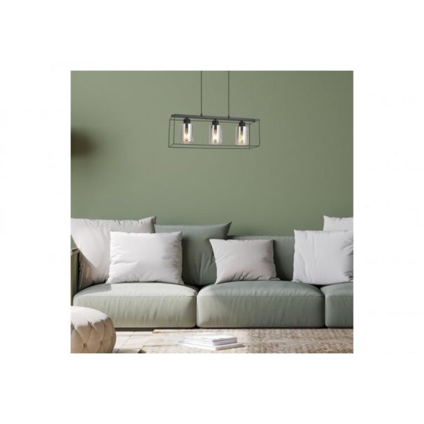 Rabalux Visilica Chadwick E27 3x MAX 25W crna (72033) - 72033