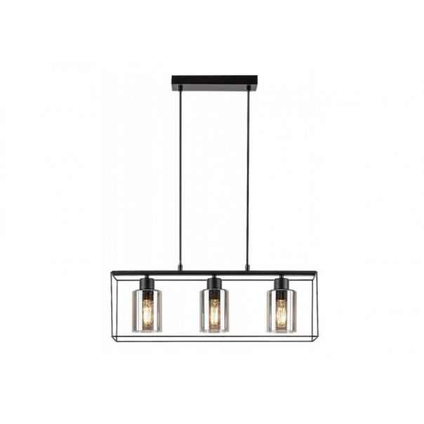 Rabalux Visilica Chadwick E27 3x MAX 25W crna (72033) - 72033