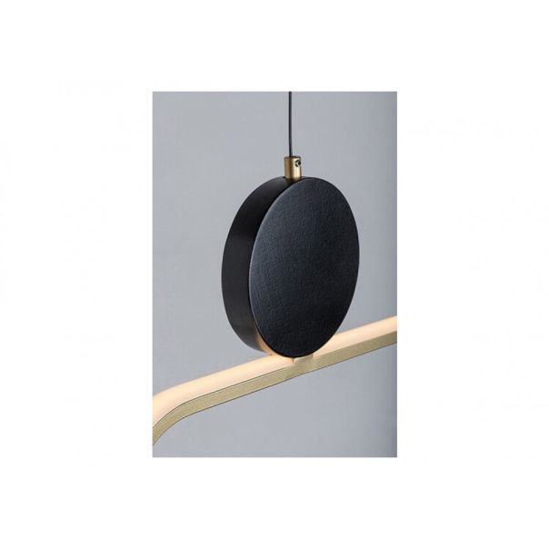 Rabalux Visilica Circado LED 48W crno zlato (72268) - RAS002713A00000