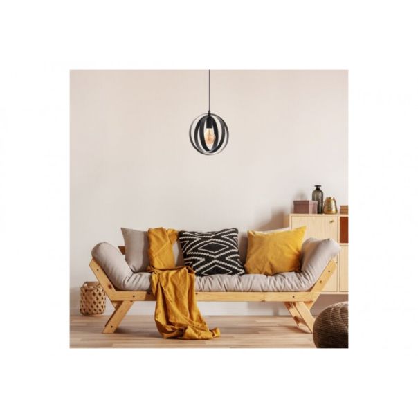 Rabalux Visilica Cortado E27 1x MAX 40W crna (5360) - 5360