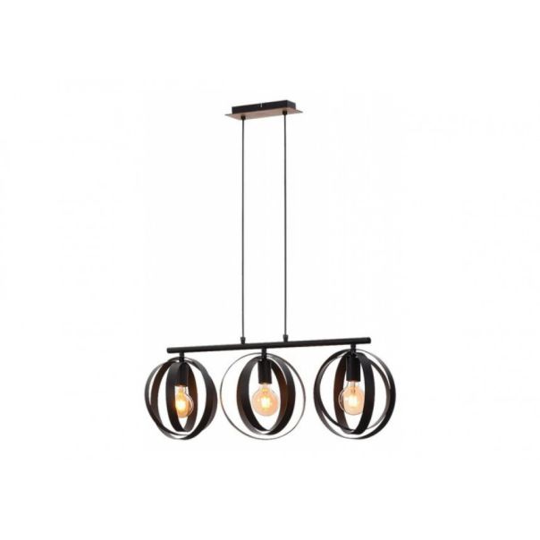 Rabalux Visilica Cortado E27 3x MAX 40W crna (5361) - 5361