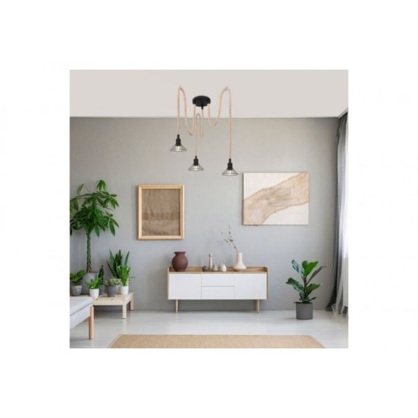 Rabalux Visilica Daryl E27 3x MAX 40W crna (5272) - 5272