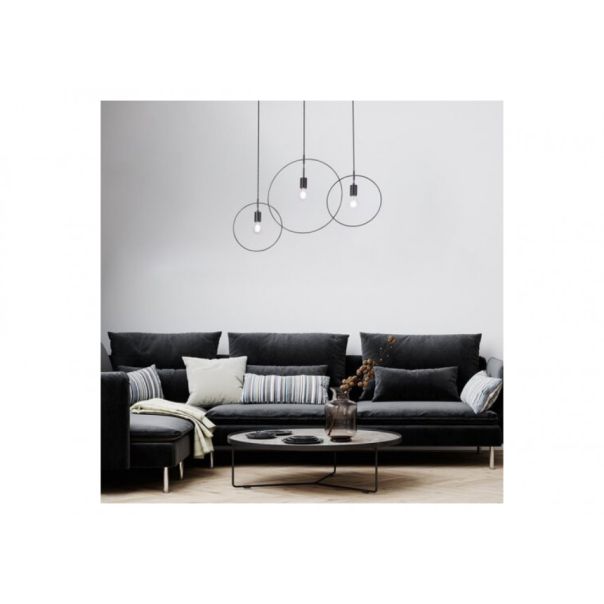 Rabalux Visilica Dilara E27 3x MAX 40W mat crno (72019) - 72019