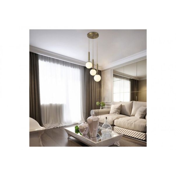 Rabalux Visilica Divina E14 3x MAX 9W zlatna (5353) - 5353