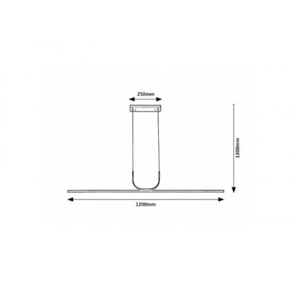 Rabalux Visilica Elia LED 25W hrom (72129) - RAS002845A00000