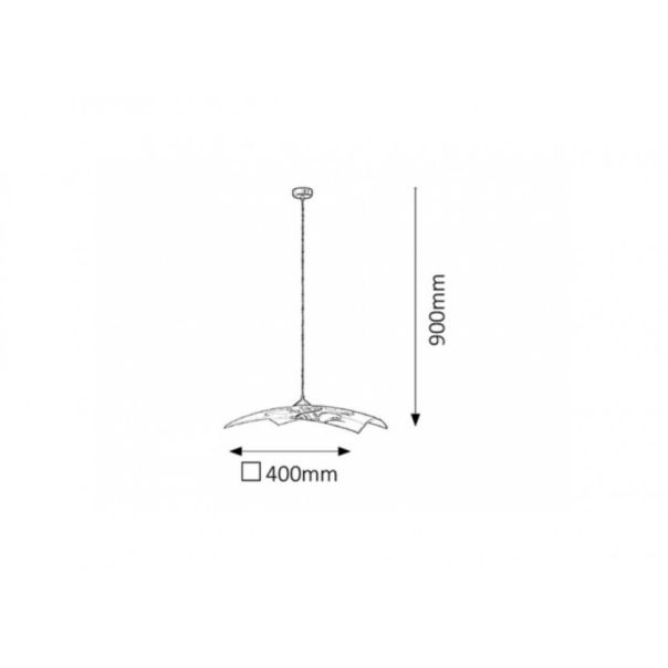 Rabalux Visilica Elina E27 1x MAX 60W bela (3694) - 3694-1