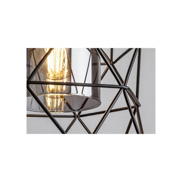 Rabalux Visilica Emrys E27 1x MAX 40W mat crno (72111) - EP72111