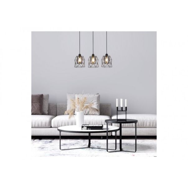 Rabalux Visilica Emrys E27 3x MAX 40W mat crno (72113) - 72113