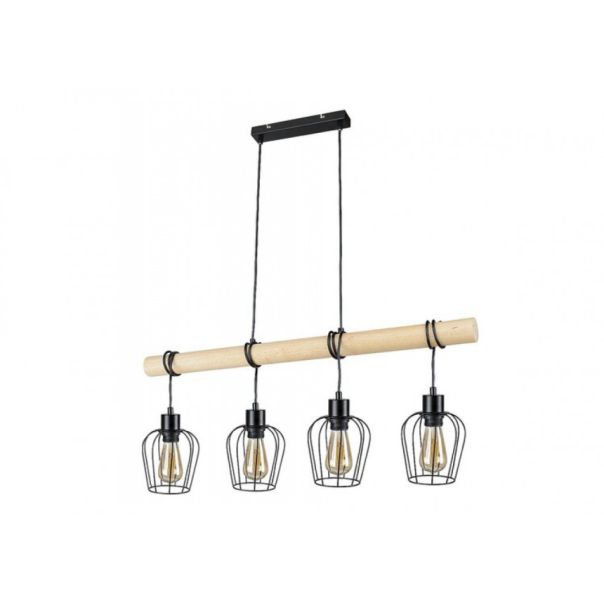 Rabalux Visilica Fabian E27 4x MAX 40W mat crno (5247) - 5247